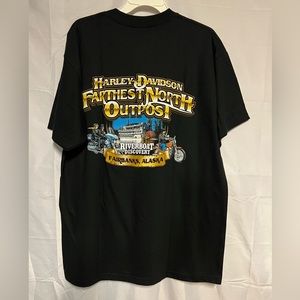 TITLE: Vintage Harley-Davidson T-shirt - Farthest North Outpost